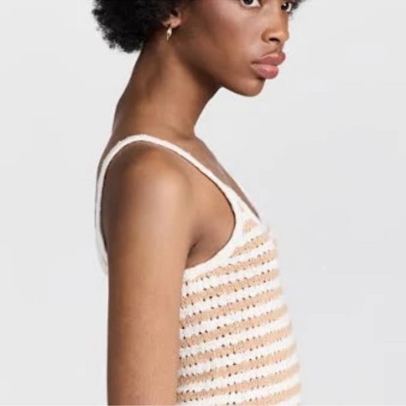 Madewell Open Knit Striped Open-Stitch Sweater Tank! NWT! - Picture 8 of 13